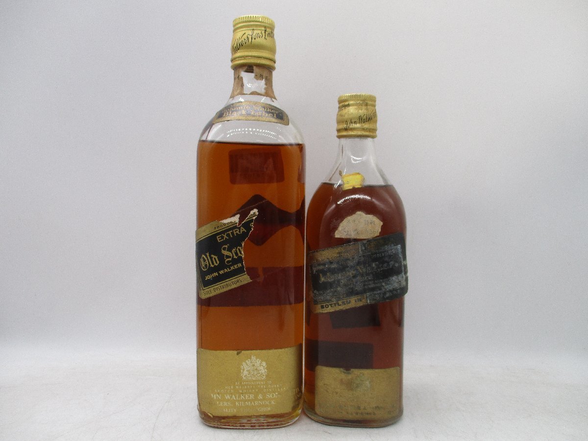 2本セット ジョニーウォーカー 金キャップ 760ml ハーフボトル(容量