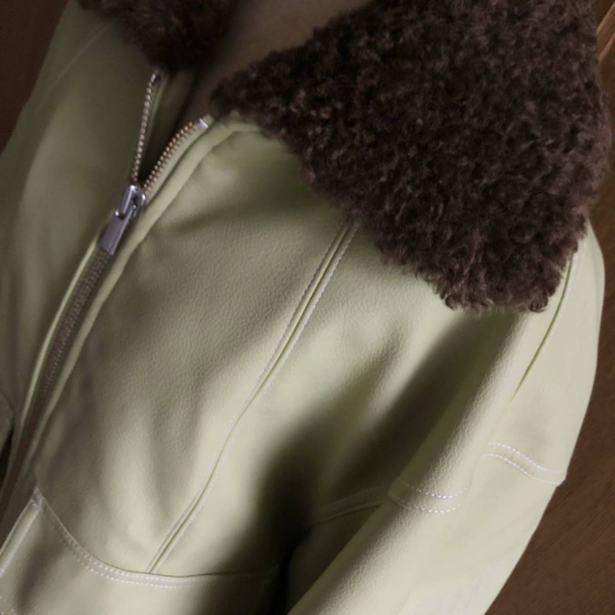 THROW スライ VEGAN LEATHER BALOON B-3 ジャケット サイズ 1 L/KHA1 