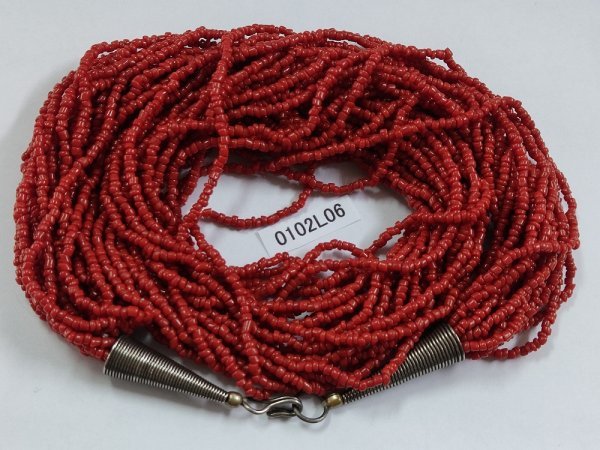 0102L06　本珊瑚　サンゴ　ネックレス　約121.7ｇ