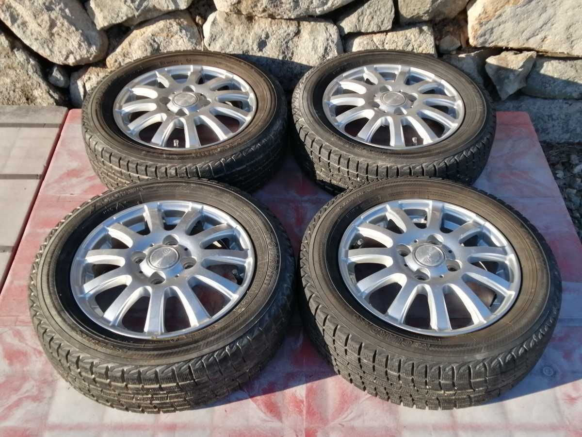 バリ山 スタッドレス＆アルミ 13インチ×4J+42 PCD100-4H 155/65R13 2015