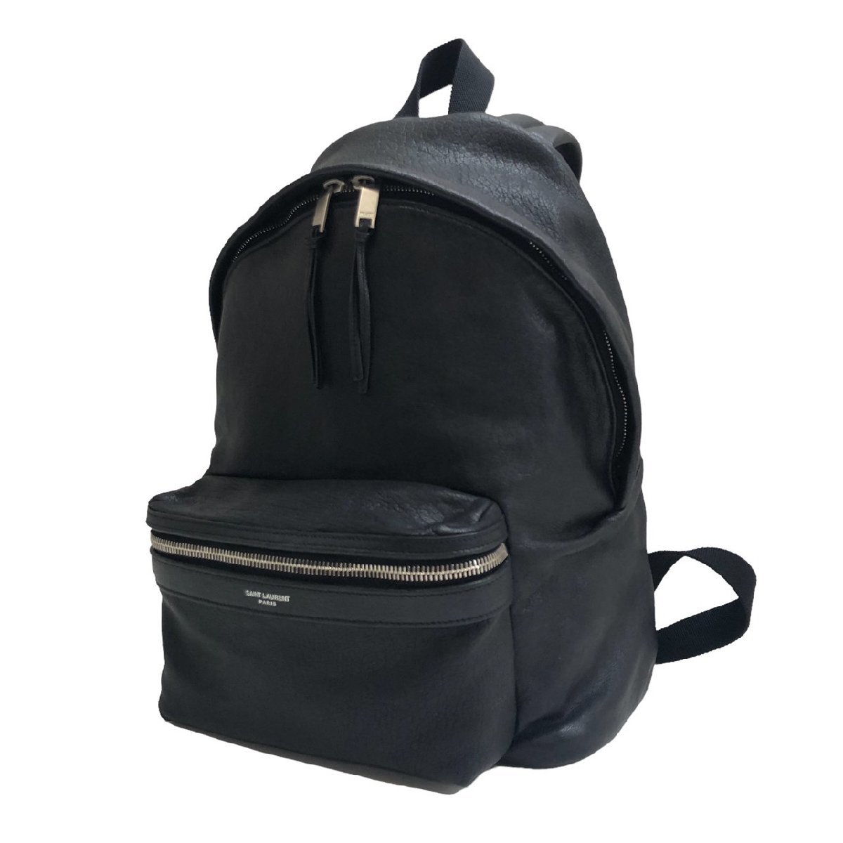 SAINT LAURENT MINI CITY ミニ シティ キャンバス バックパック リュック 650617 ブラック (198844