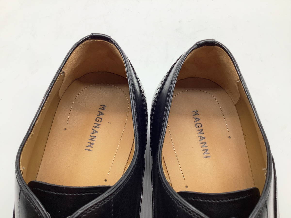 使用僅美品】MAGNANNI マグナーニ ☆内羽キャップトゥドレス 40 