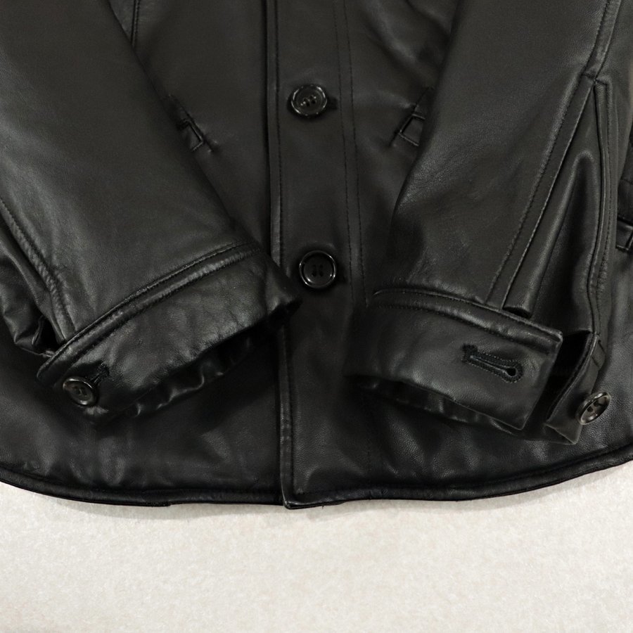 相場価格￥120，000- 美品 theory セオリー 上質 羊革 ラムレザー 中綿