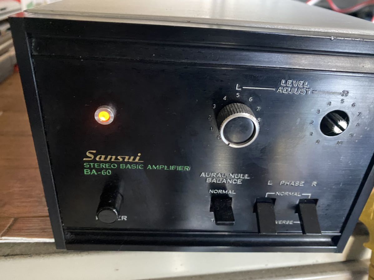 SANSUI サンスイ BA-60 ステレオ パワーアンプ