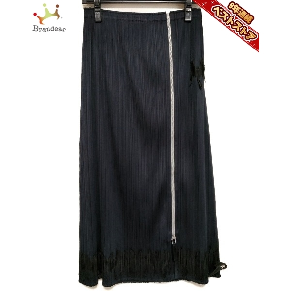 プリーツプリーズ PLEATS PLEASE ロングスカート サイズ4 XL - ダーク