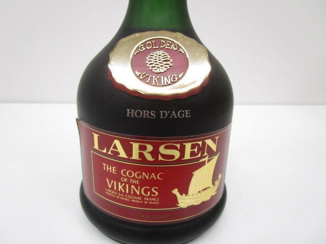☆未開栓☆LARSEN THE COGNAC OF THE VIKINGS HORSDAGE GOLDEN