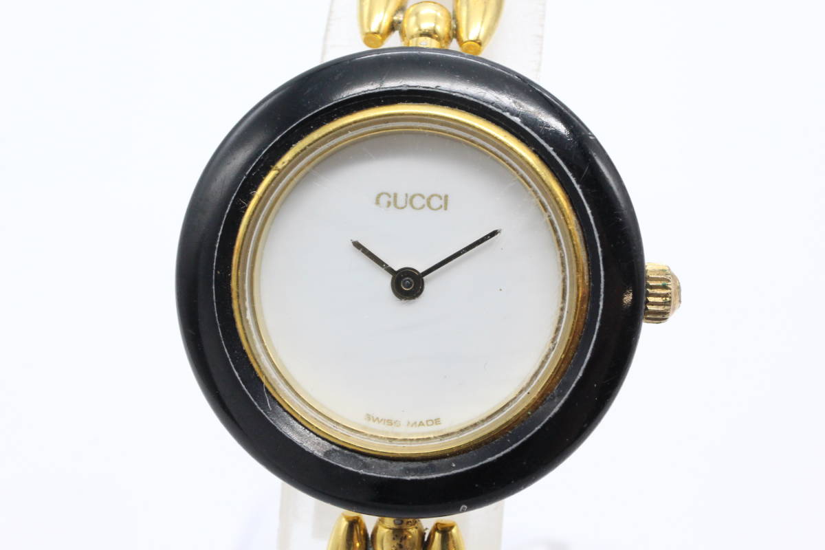 GUCCI グッチ】11/12.2 クォーツ/QZ レディース 腕時計 ゴールドカラー