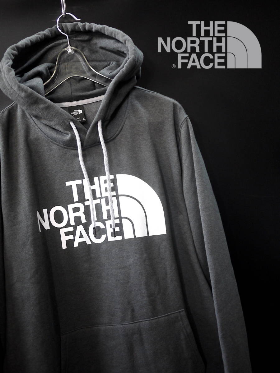 2022-23最新 新品 XXL/THE NORTH FACE ノースフェイス 裏起毛 ハーフドーム スウェット パーカー HALFDOME HOODIE ダークグレーヘザー