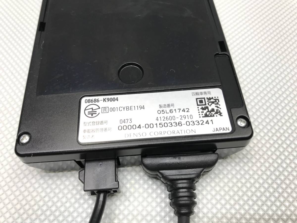 動作確認済 DENSO デンソー ETC 08686-K9004 ( 0473 ) 音声案内
