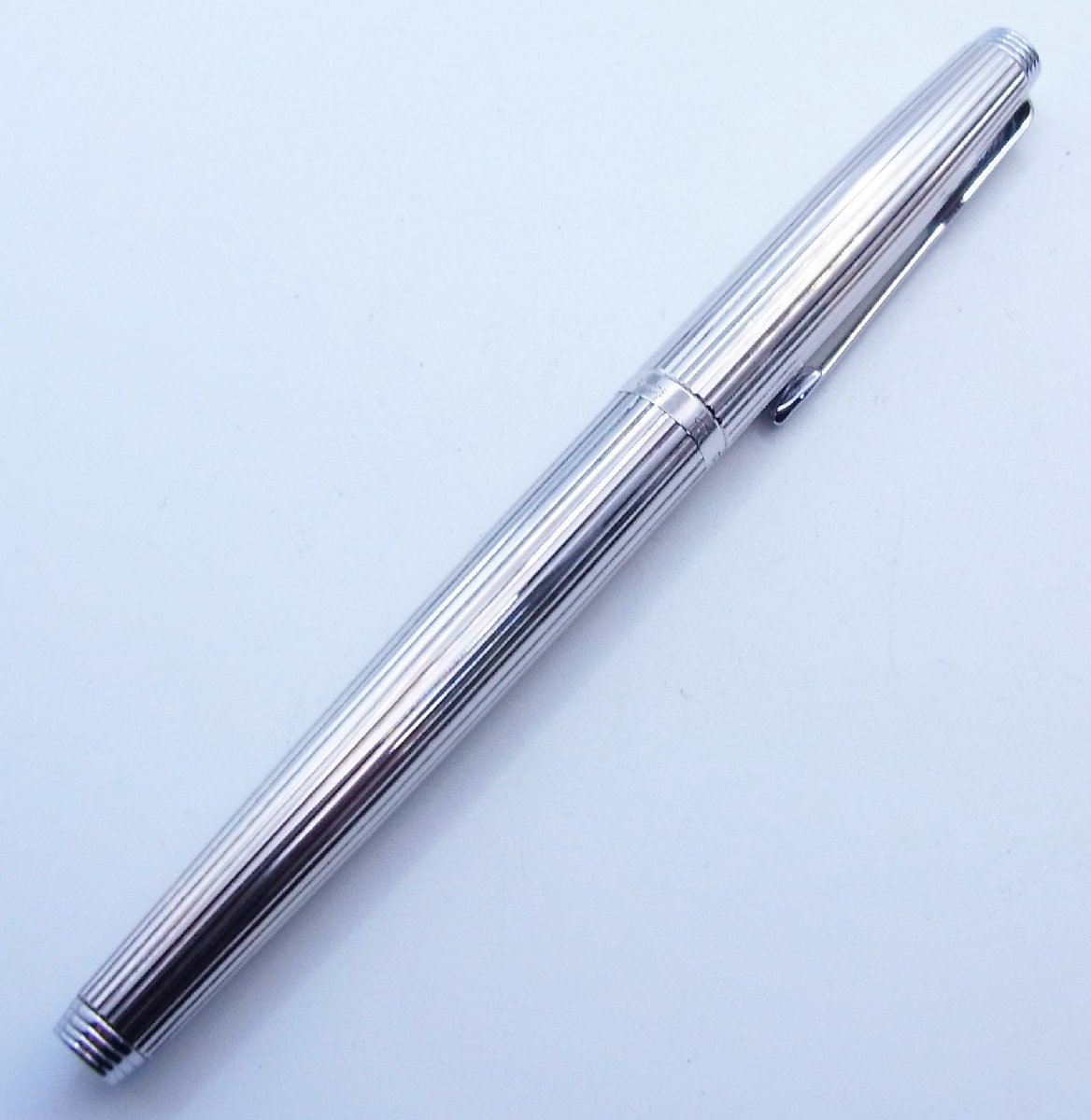 PARKER パーカー☆万年筆 ペン先：585 14K シルバー色☆筆記確認済☆美