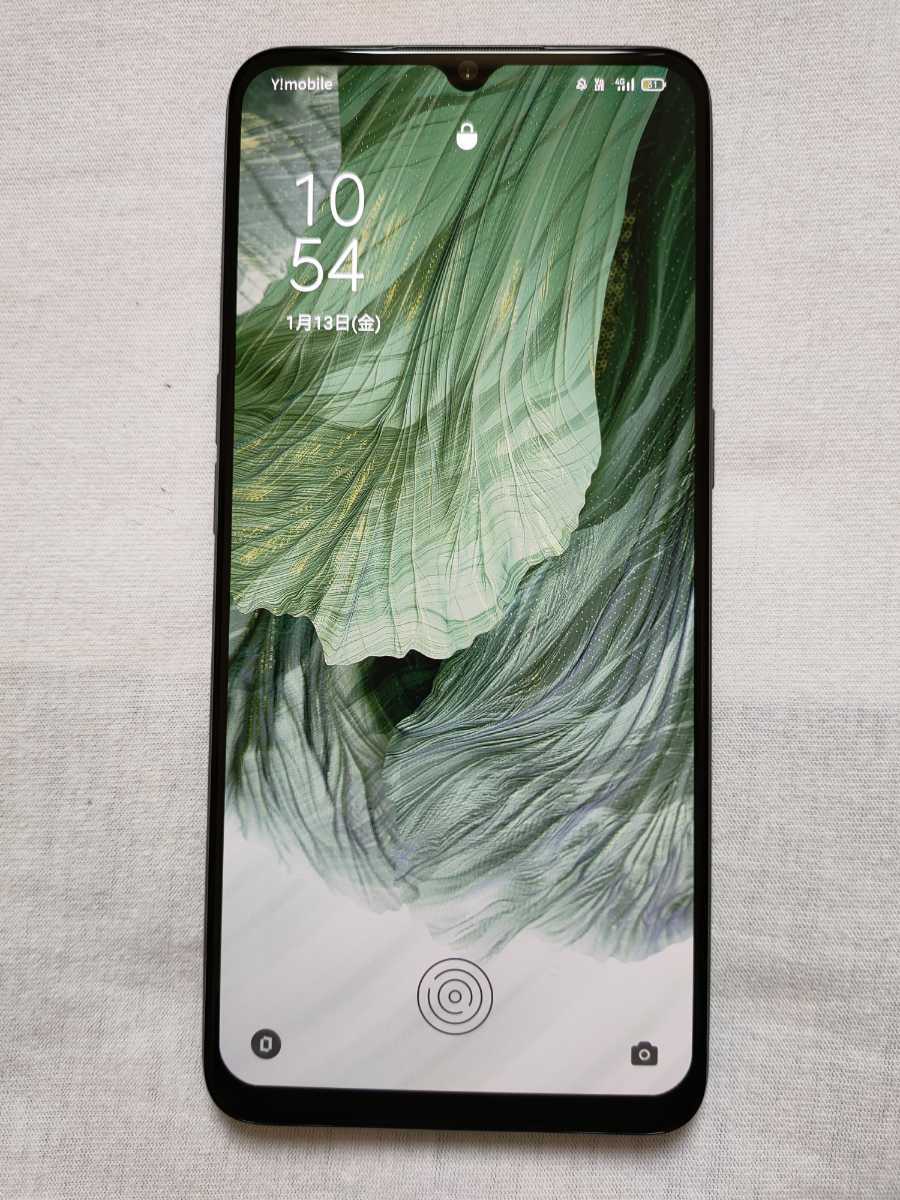一切傷なし美品】oppo A73 SIMフリー ネービーブルー OPPO A73 SIM