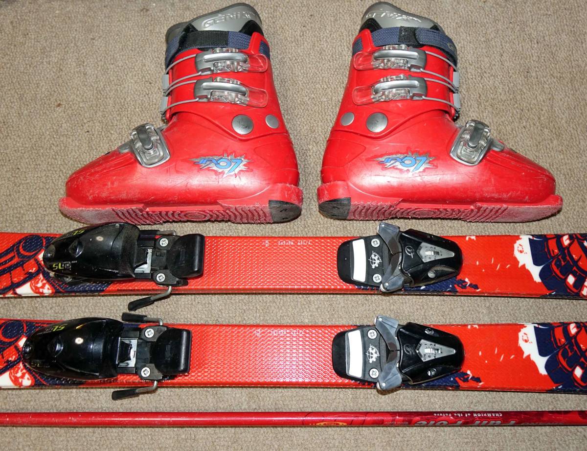 127cm ヘッド 子供用カービングスキー127cm ビンディングチロリア