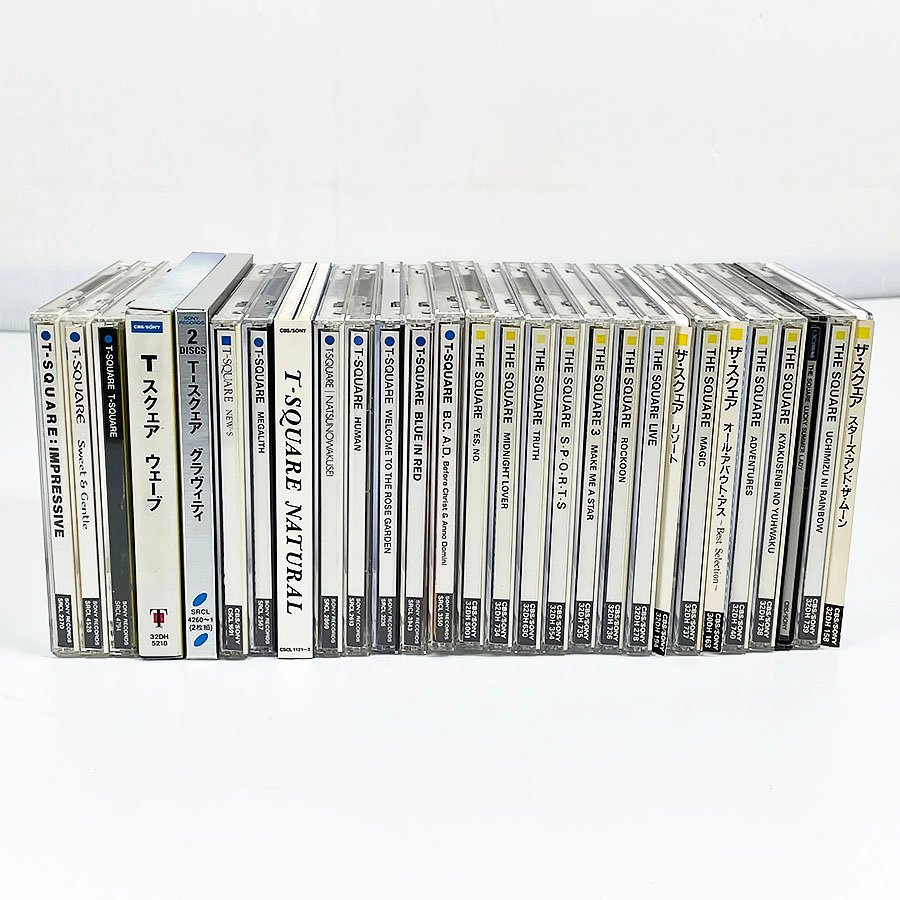 CD T-SQUARE ティー・スクェア THE SQUARE ザ・スクェア まとめて28枚セット◆盤面・ケース・ブックレット状態良好 [F4213]