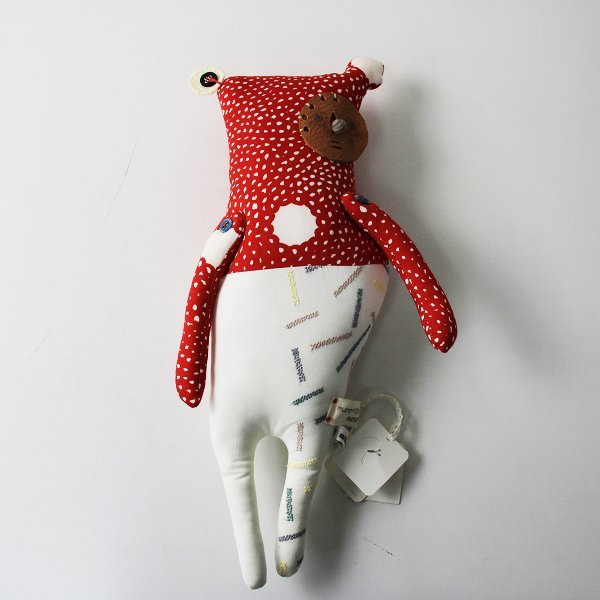 美品 mina perhonen ミナペルホネン nuno*ito asobi 遊び人形 粉砂糖