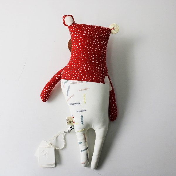 美品 mina perhonen ミナペルホネン nuno*ito asobi 遊び人形 粉砂糖