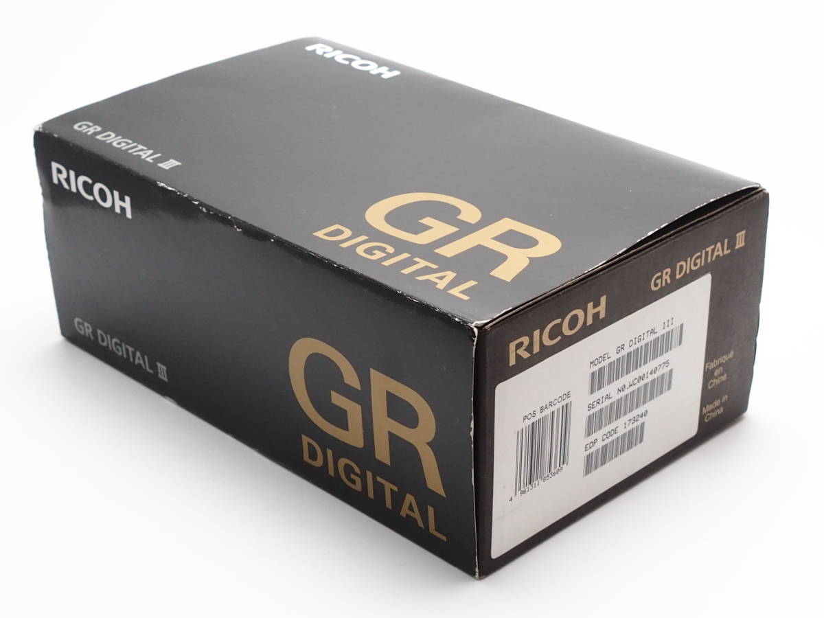 ☆美品☆ リコー RICOH GR DIGITAL III ☆元箱、ほか付属つき #6432 