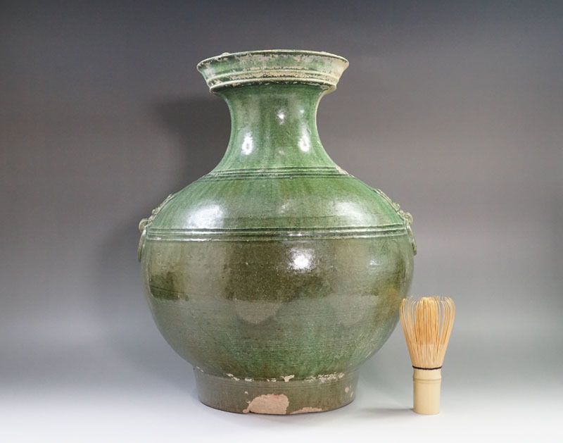 緑釉壺　中国発掘品 緑釉壺 文化遺産オンライン