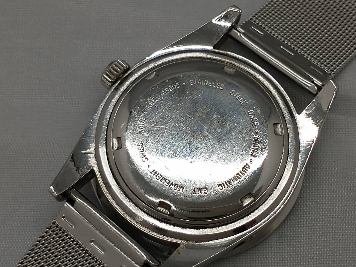 20000円スタート ジャンク INCIPIO インキピオ GMT A9500 自動巻 