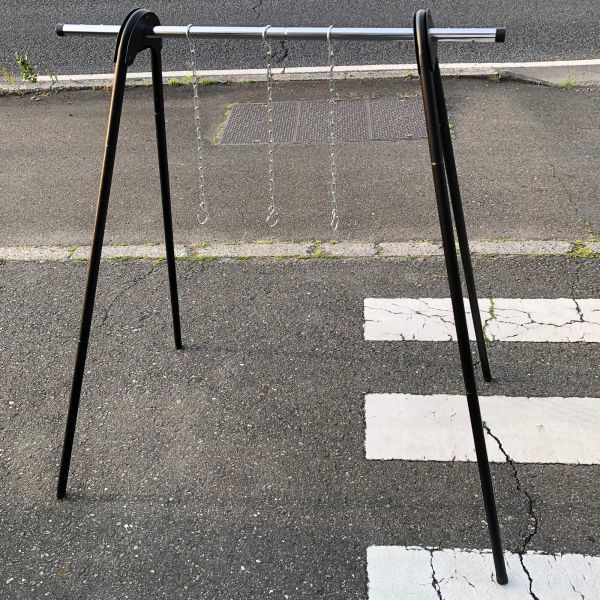 廃盤 キャプテンスタッグ 焚き火スタンド 4脚式 （検索用 トライポッド 三脚 ハンガー ）mc03014027