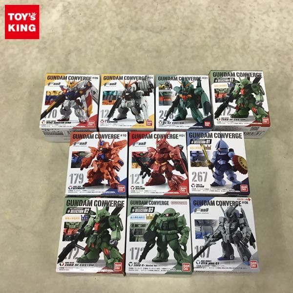 1円〜 未開封 バンダイ FW GUNDAM CONVERGE 170 ウイングガンダムゼロ、272 ザクIII カスタム 等