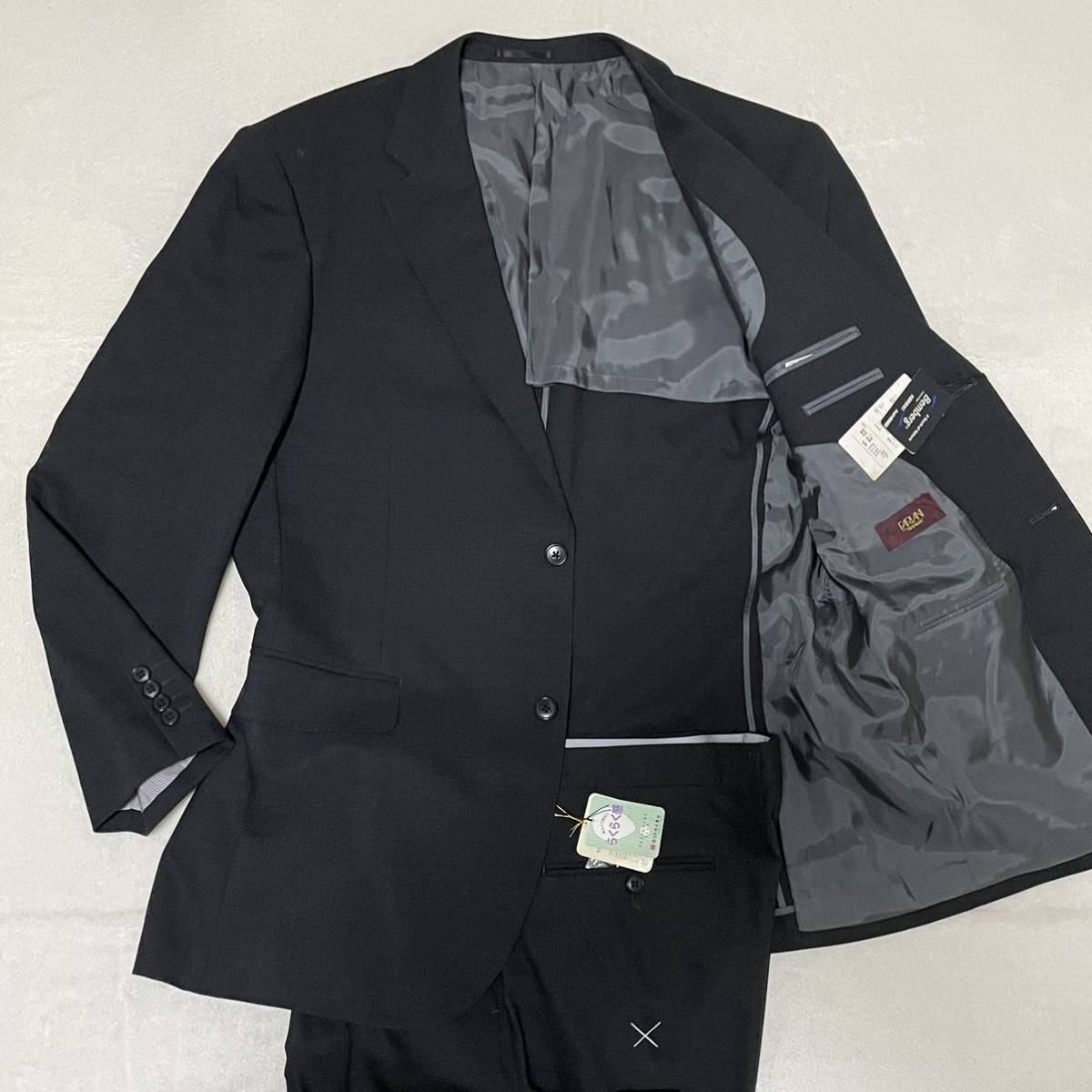 新品未使用『FARIANI ファリアーニ』スーツセットアップ　テーラードジャケット　BE7 / XL グレー　大きいサイズ　メンズ