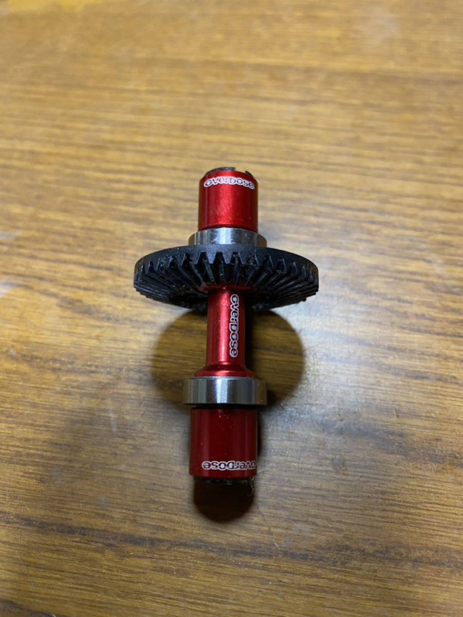 OVERDOSE DIVALアルミソリッドアクスル　中古美品　赤　レッド