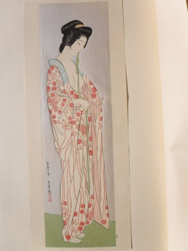橋口五葉 『 女六題 』 手摺木版画 全6枚揃 美人画 浮世絵 限定第275番