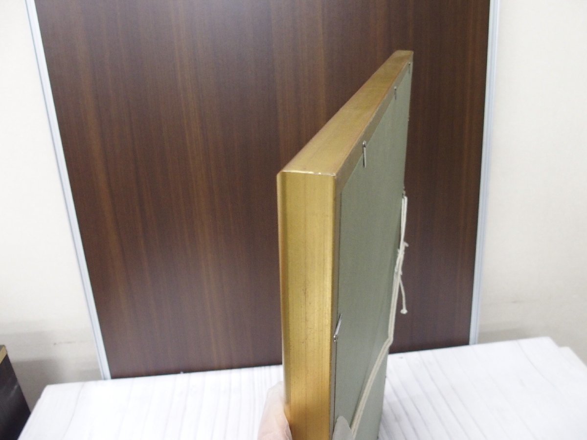 s001 G4 【版画】 森田曠平 女人/町娘/美人画/扇子 5/75 サイン入り