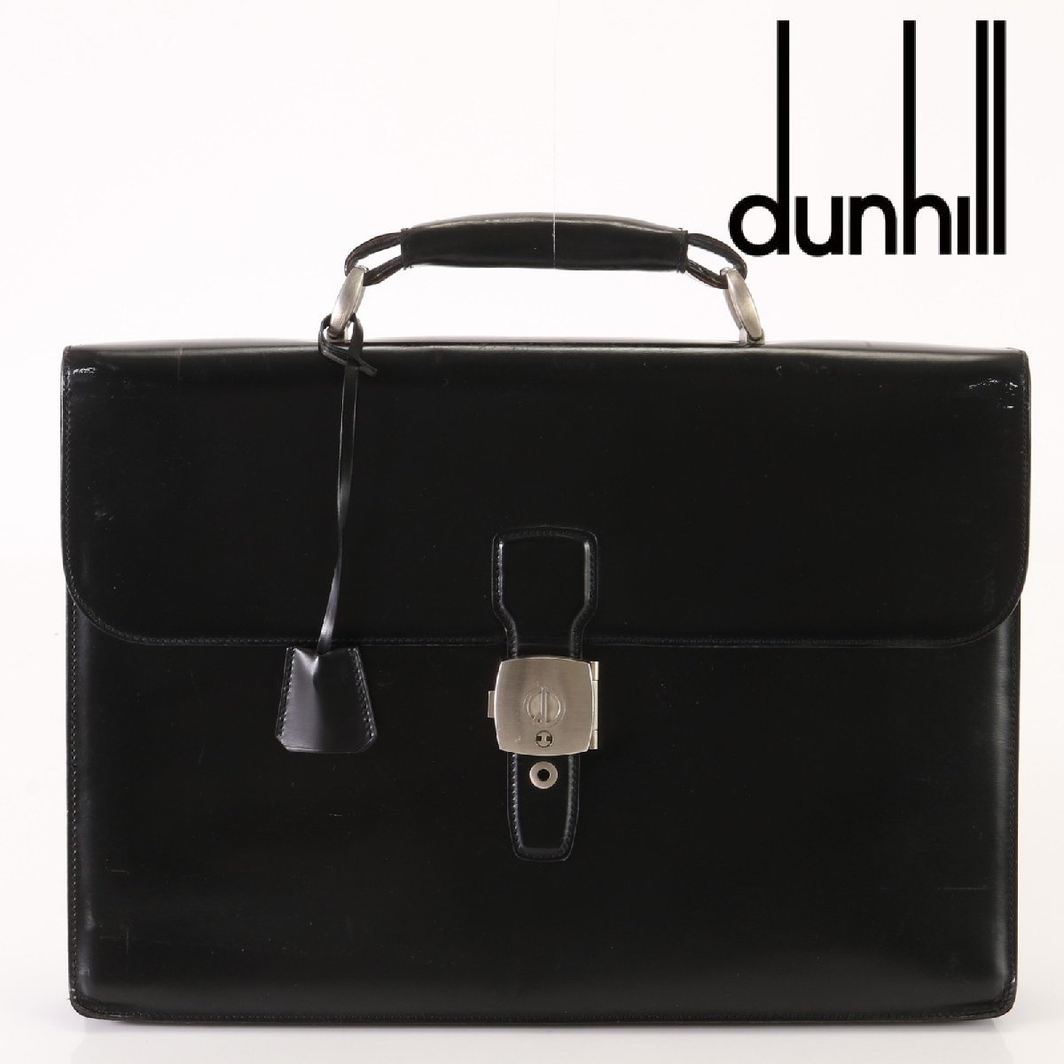 1円 ダンヒル dunhill 美品 ビジネスバッグ ブリーフケース 通学 