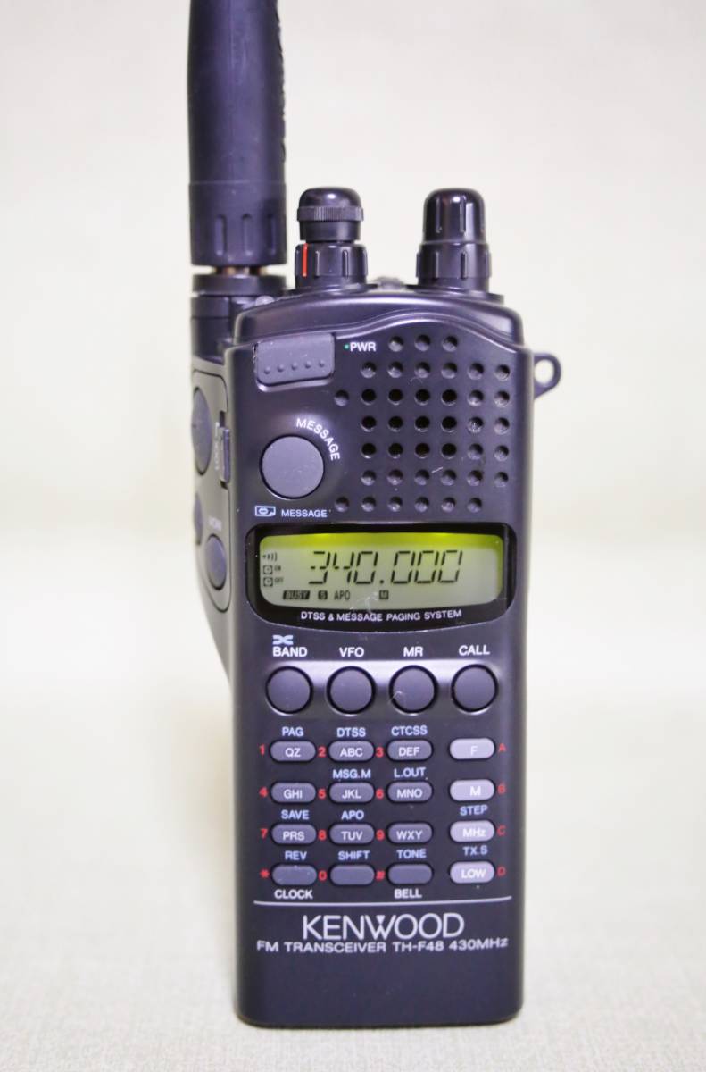 ケンウッド TH-F48 430MHz 受信改造済み 136～950MHz ハンディ無線機