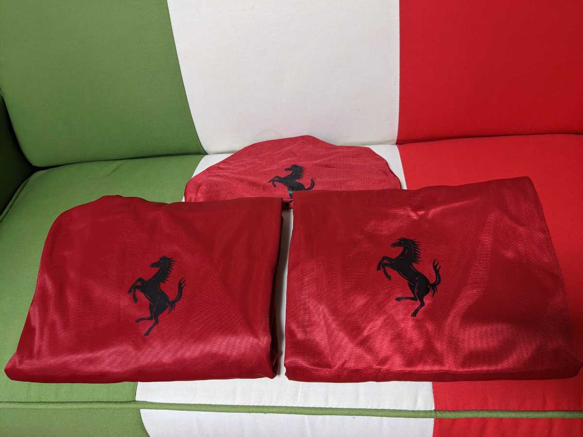 ★未使用!! フェラーリ 純正 シートカバー ステアリングカバー Ferrari F430 360 355 458 488 F8 F12 812 599★