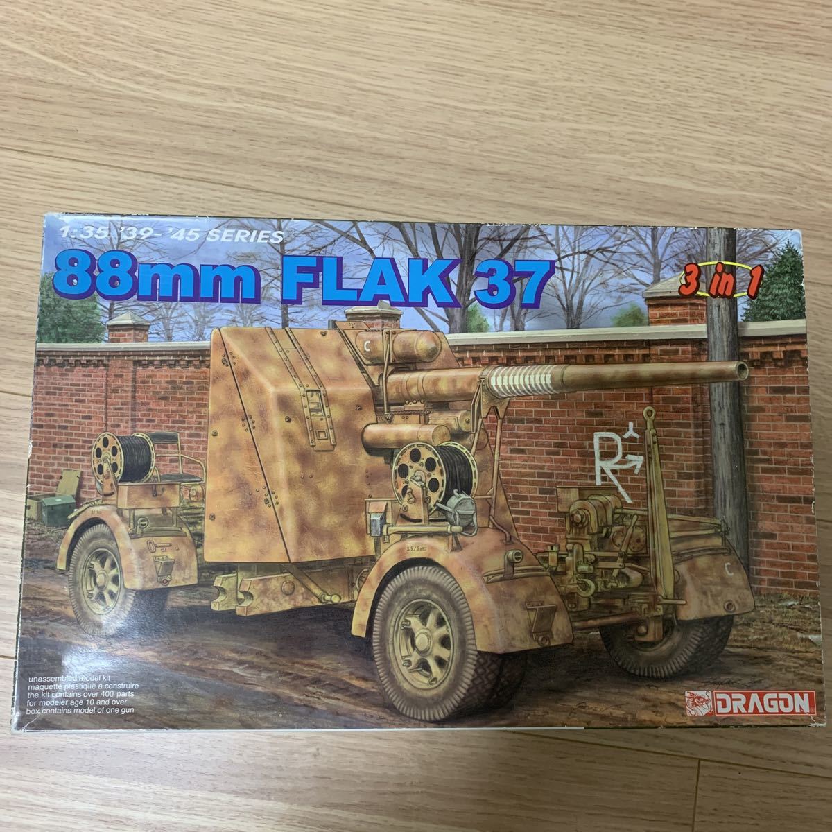 DRAGON ドラゴン プラモデル 1/35 ナチスドイツ 88mm FLAK 37 3in1 8.8