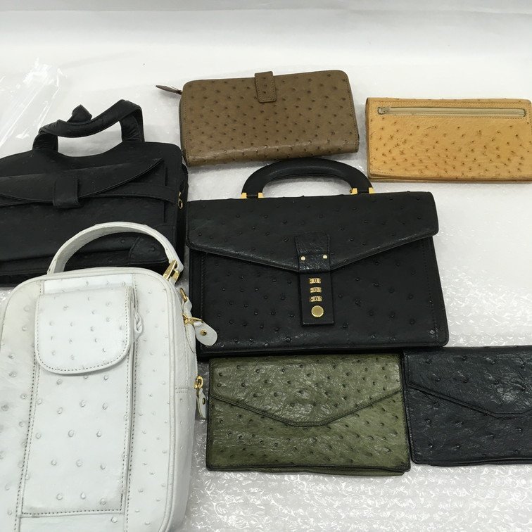 【BAAK4048】ハンドバッグ 財布 オーストリッチ 他 まとめ