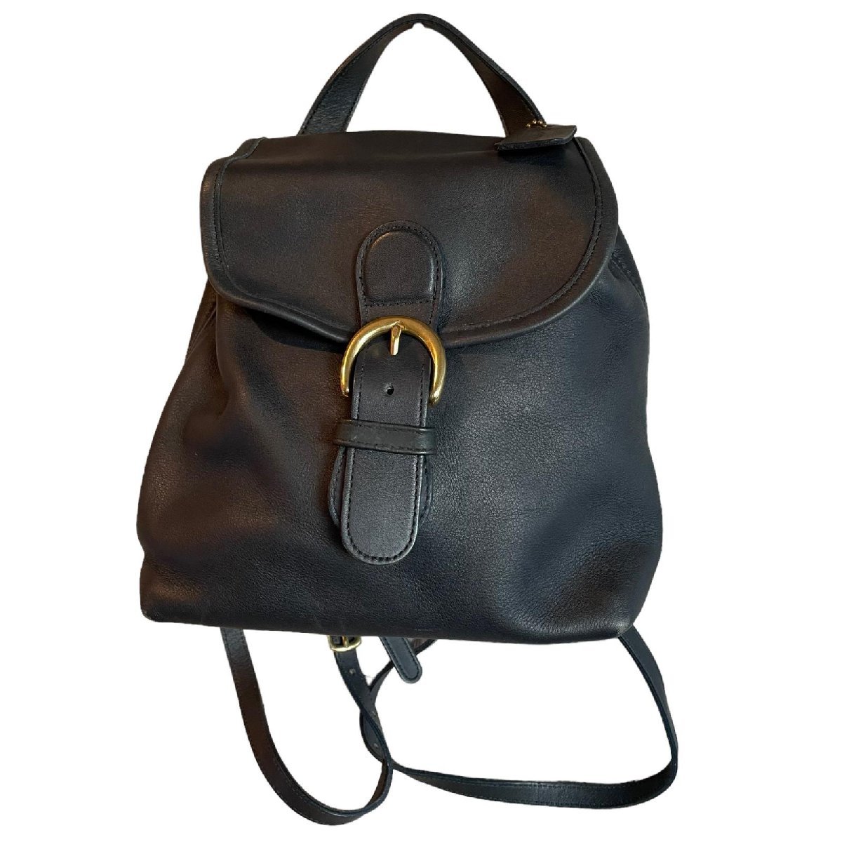 COACH コーチ オールドコーチ リュック レザー ブラック系 4152