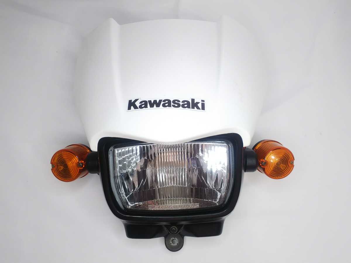 カワサキ純正ヘッドライト ライトバイザー Dトラッカー／KLX250