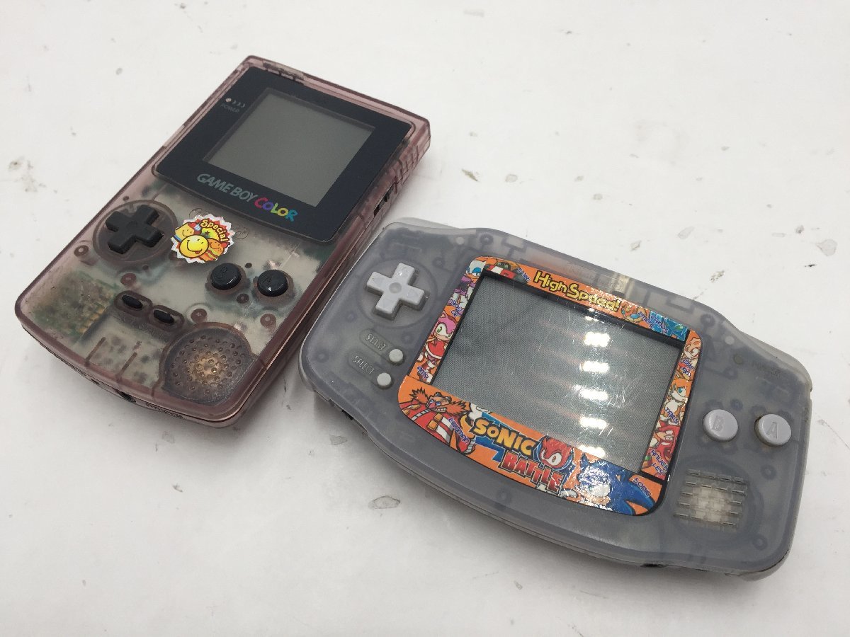 ♪▲【Nintendo ニンテンドー】ゲームボーイアドバンス/カラー 計2点セット AGB-001 他 まとめ売り 0116 7