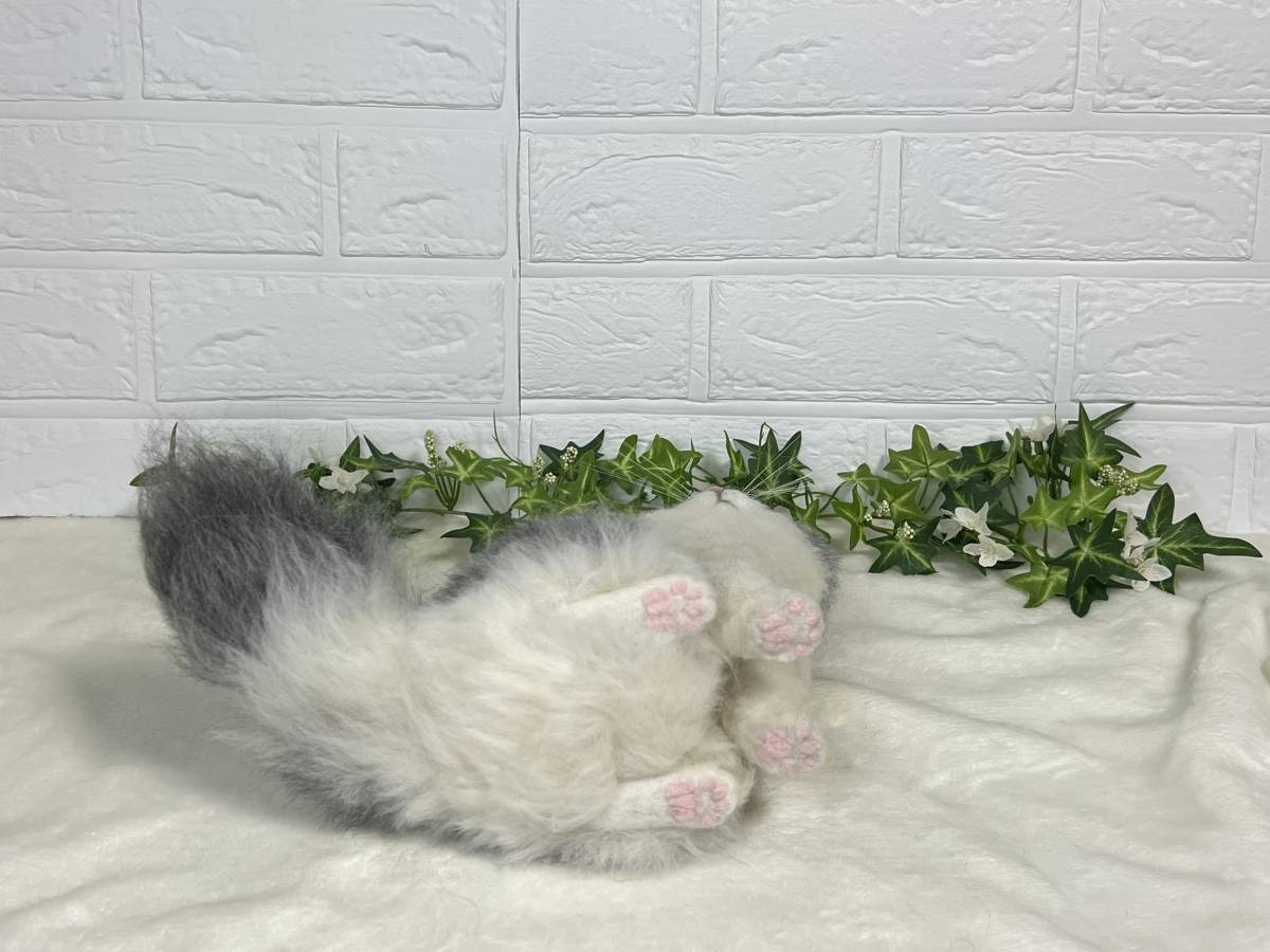 ◇rune◇ 長毛猫 猫 ねこ(羊毛フェルト)｜売買されたオークション情報