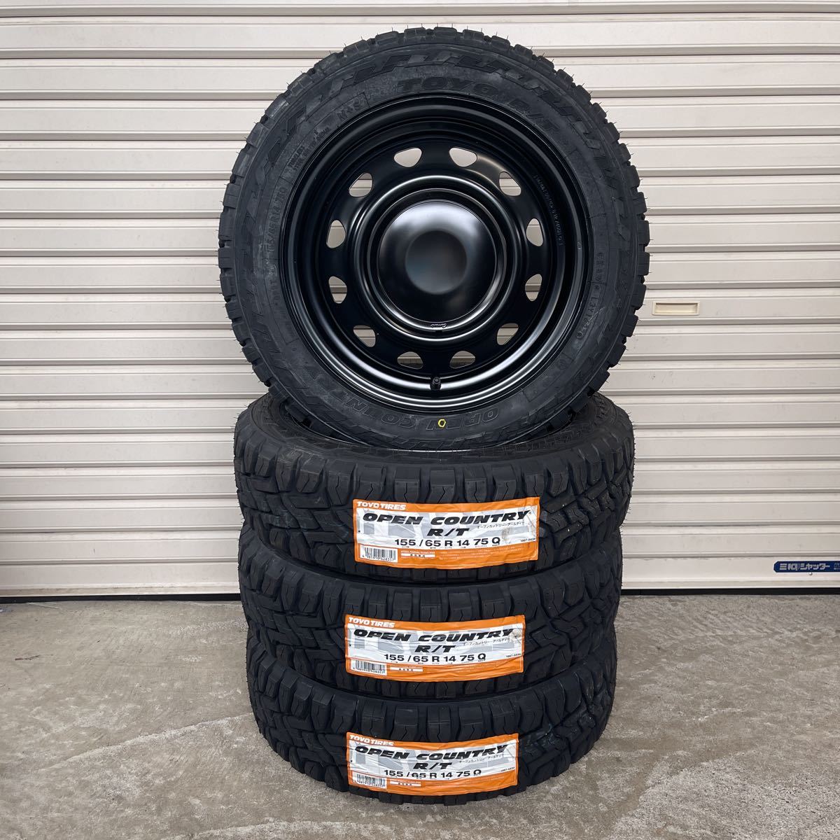 ネオキャロ TOYOオープンカントリーRT 155/65R14 エブリィアクティ 