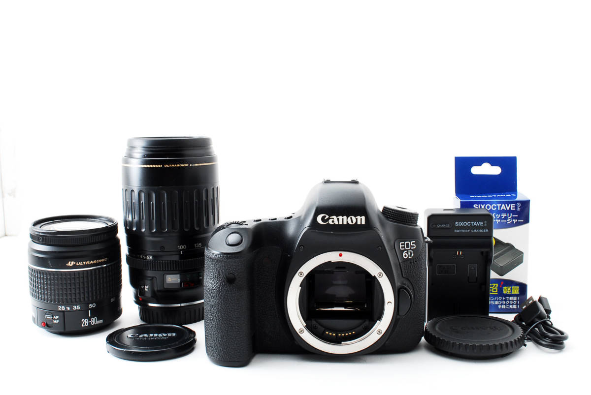 ★超極上美品★CANON キヤノン EOS 6D ダブルレンズセット 超高画質 動画撮影★5578