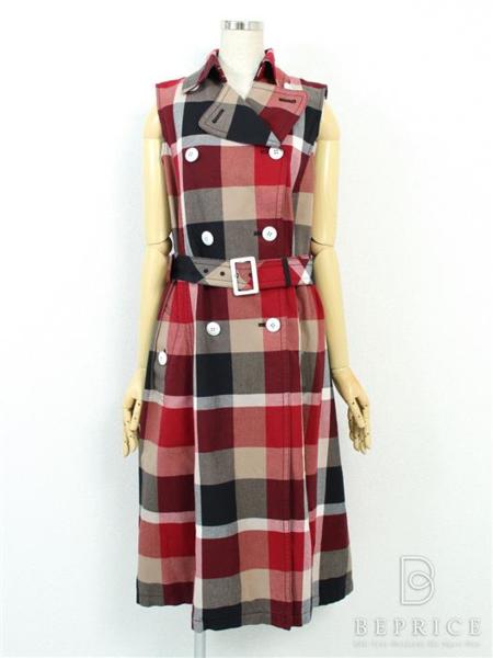BURBERRY BLUELABEL チェック柄ワンピース 38 BURBERRY/バーバリーブルーレーベル】ワンピース チェック柄38