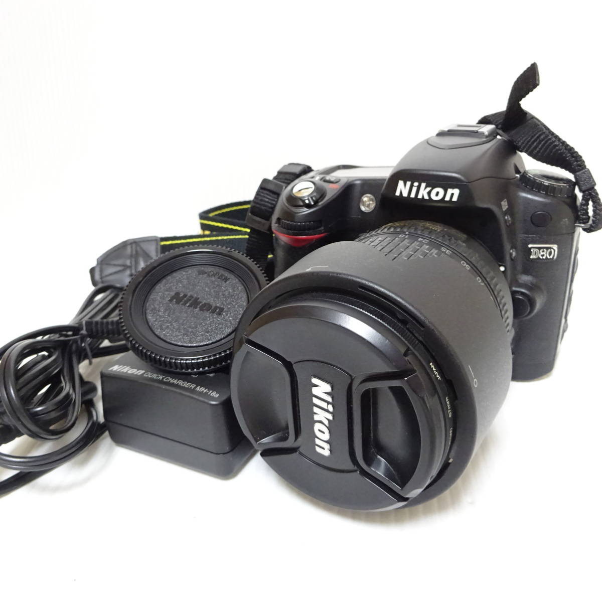 【1726057-202】 Nikon D80 デジタル一眼カメラ 動作未確認 べた付きあり 60サイズ発送同梱不可