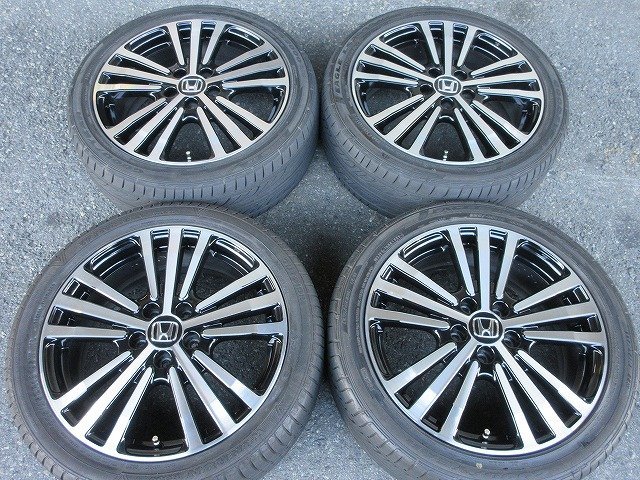 225/45R18インチ 美品 7.0J +55 2021年 ホンダ純正 オデッセイ CR-V