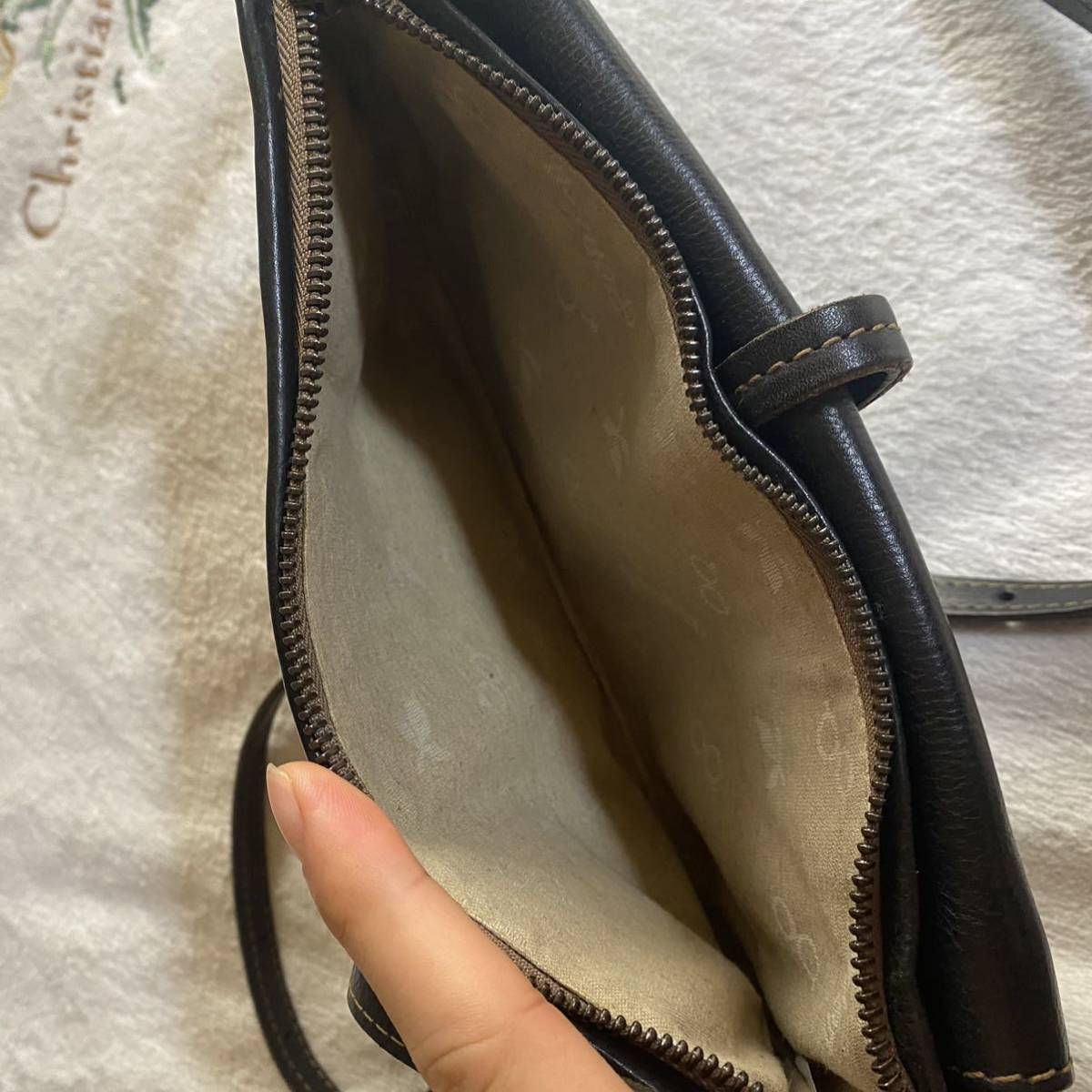 genten ゲンテン トスカ 4way ショルダーバッグ ブラック 黒レザー 本 