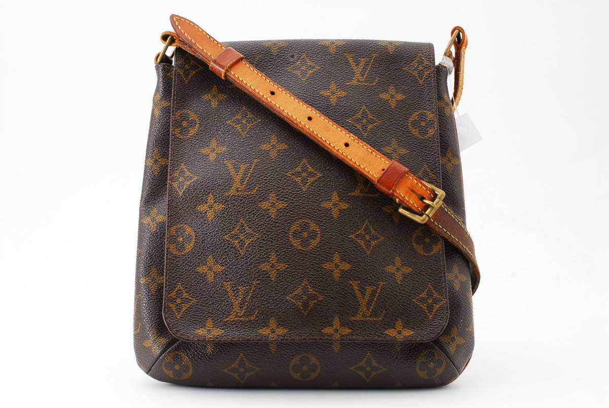 【1円スタート】Louis Vuitton　ルイヴィトン　モノグラム　ミュゼットサルサ　ショルダーバッグ　肩掛けバッグ　M51258　22-8758