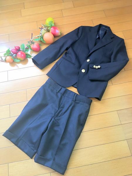 SHIPSシップス★新品★黒フォーマルスーツ♪120