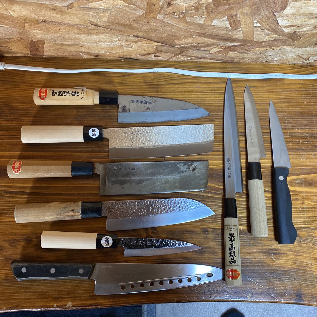 包丁 出刃包丁 色々 まとめ 8本 和包丁 まとめて 8本 0 正本 中古