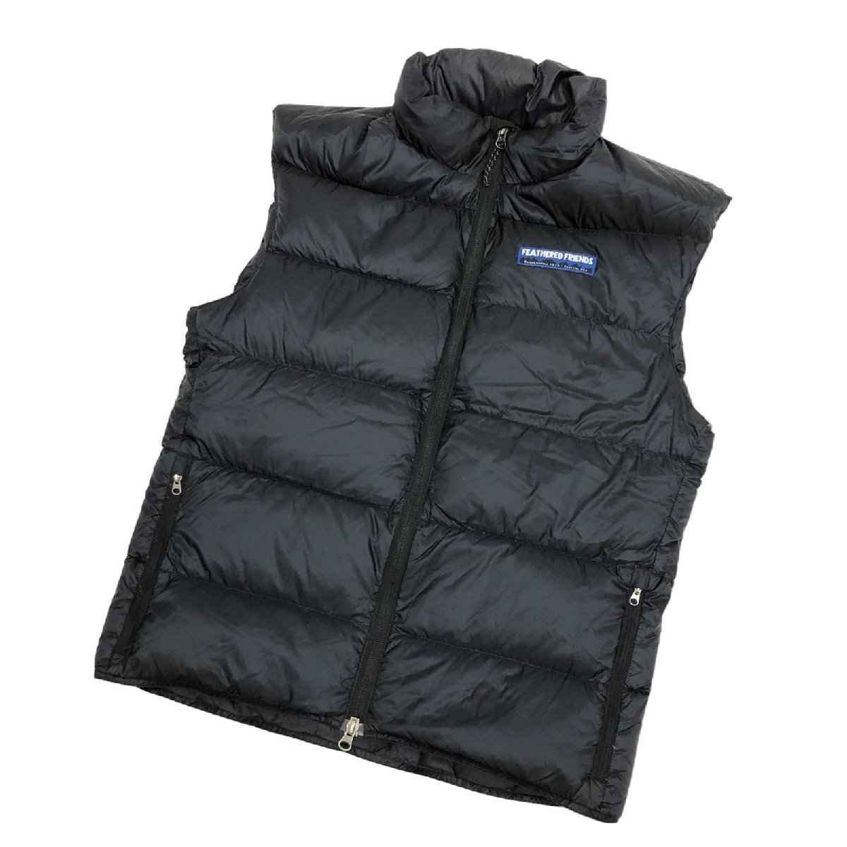 フェザードフレンズ FEATHERED FRIENDS ダウンベスト サイズS ブラック