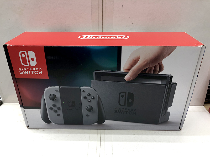 ジャンク扱い 完全動作品 ニンテンドー スイッチ本体 初期型　Nintendo Switch Joy-Con(L)(R)グレー 旧型モデル 任天堂