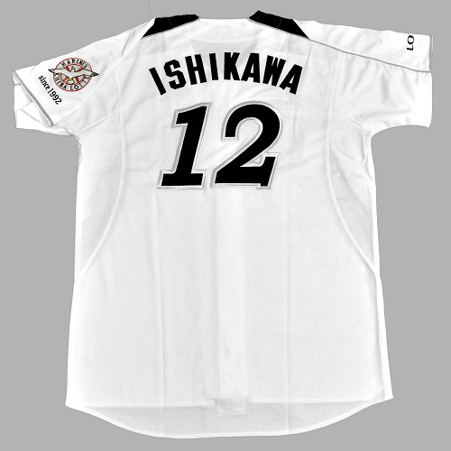 千葉ロッテマリーンズCHIBA刺繍レプリカユニ#12石川歩Fサイズ