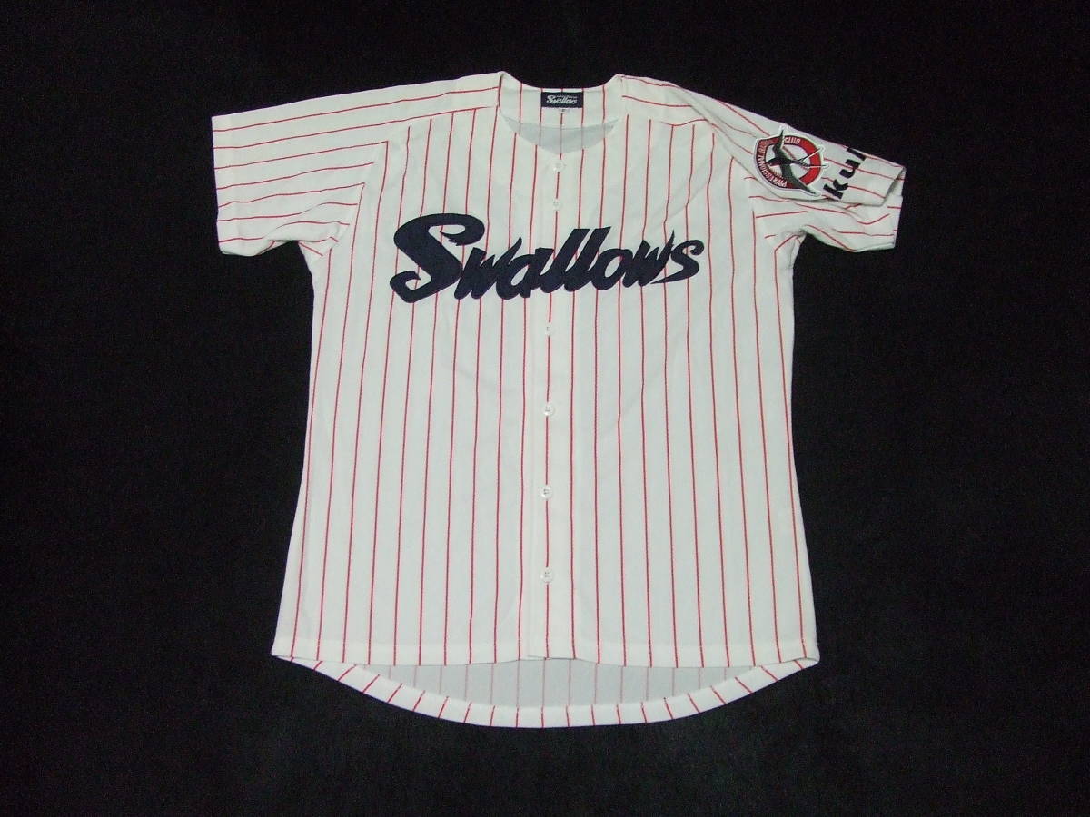 東京ヤクルトスワローズ 復刻 刺繍 ホーム レプリカ ユニフォーム 無地